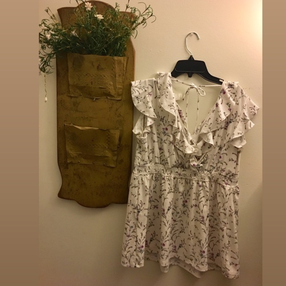 H&M Floral Maternity Shirt